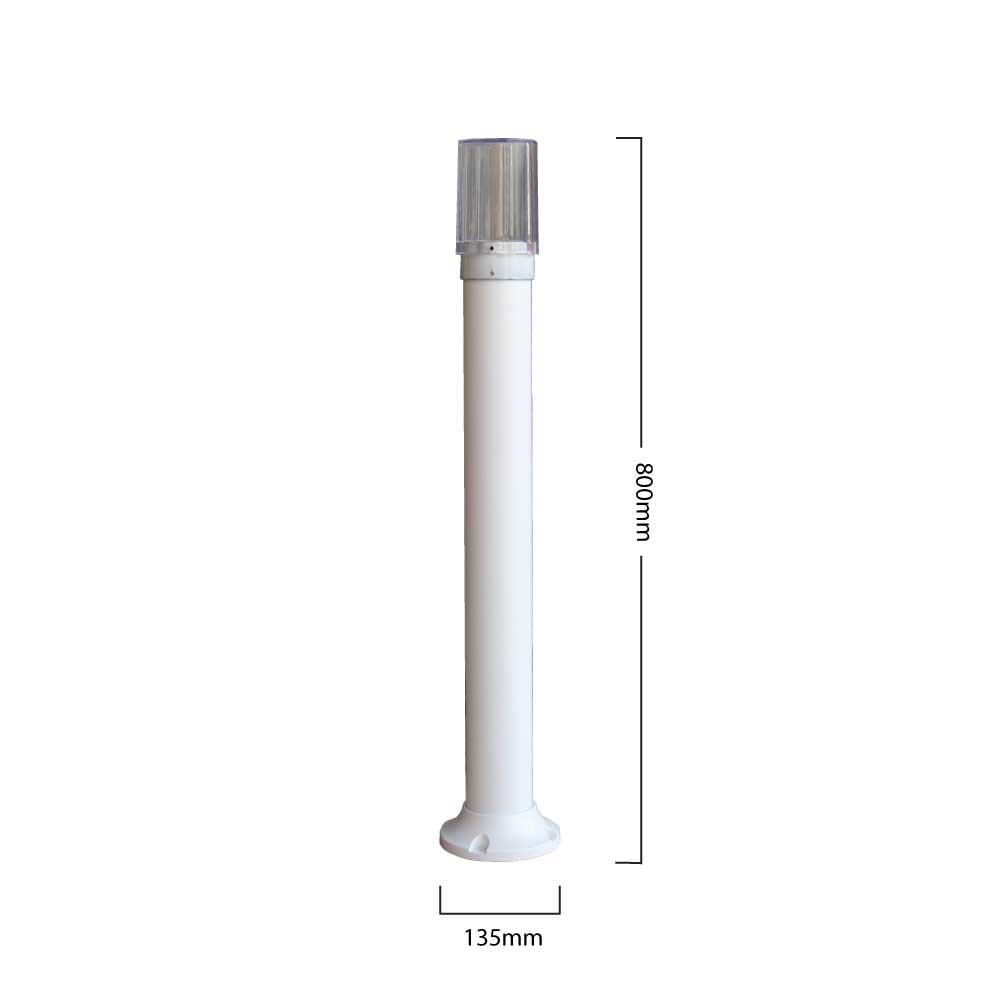 چراغ باغی سوپرلایف ارتفاع 80 سانت (سفید)